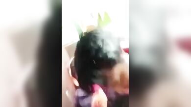 Desi chacha licking young bhatiji pussy