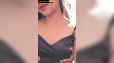 Black nighty hot bhabhi and young guy live chudai