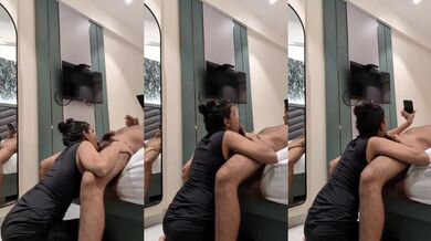 Desi maal bhabhi full hot blowjob selfie