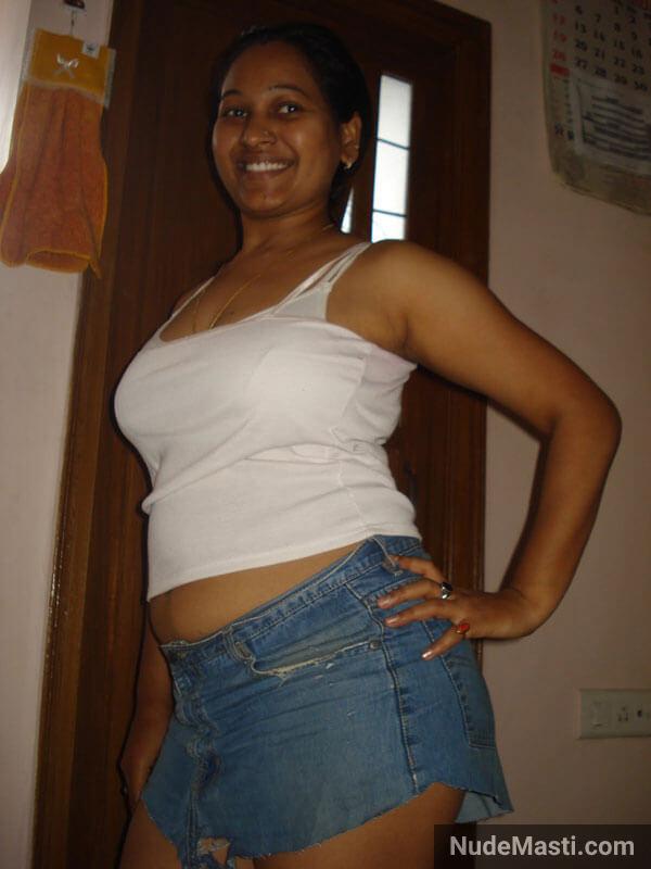 busty tamil wife in modern outfit