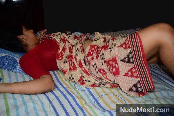 Sexy Telangana wife lying in bed